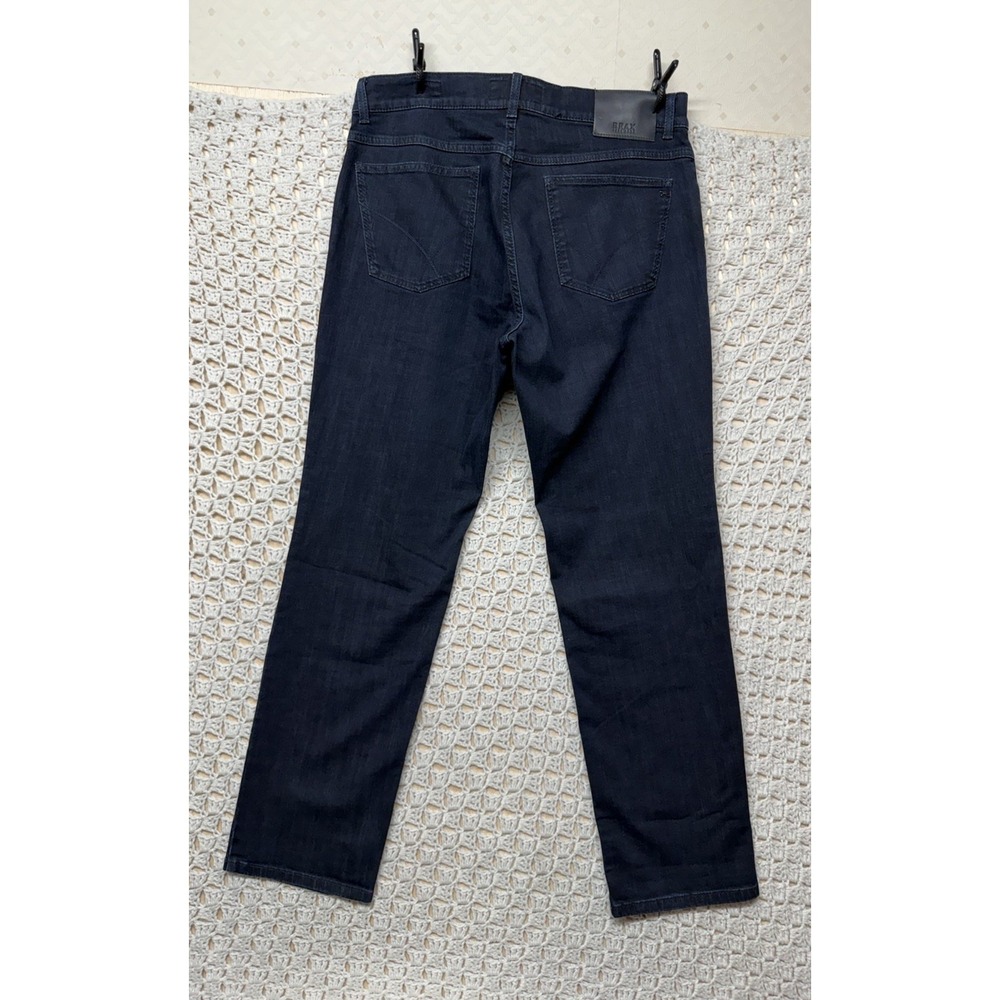 Brax Cooper Jeans Men Tag 34x32 Fits 34x30 Blue Denim Stretch Regular Fit